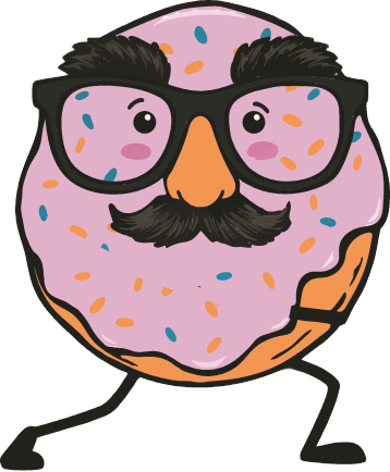 Donut peeking
